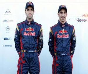 Puzle Sébastien Buemi a Alguersuari, Scuderia Toro Rosso F1