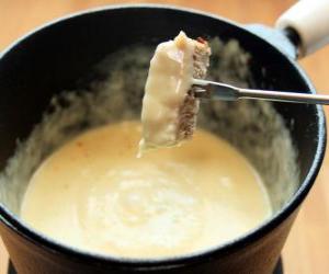 Puzle Sýr fondue