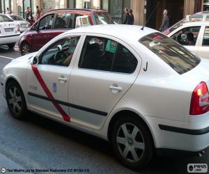Puzle Taxi z Madridu