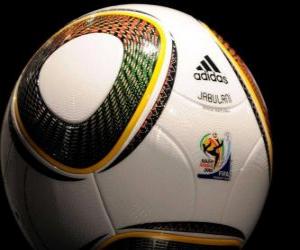Puzle The Jabulani Adidas (což znamená &quot;slavit&quot; v Zulu) je oficiální fotbalový míč.