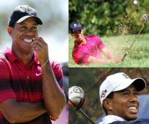 Puzle Tiger Woods je americký golfista.