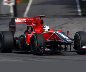 Puzle Timo Glock - Virgin - Monza 2010