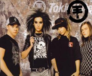 Puzle Tokio Hotel je mladá hudební skupina Němec-rozený pop rock se skládá ze Bill Kaulitz, Tom Kaulitz, Georg Listing a Gustav Schäfer.