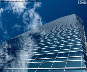 Puzle Torre de Cristal, Madrid