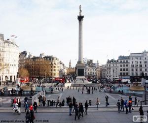 Puzle Trafalgarské náměstí, Londýn