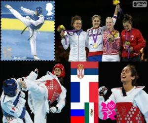 Puzle Ttaekwondo žen nad 67 kg Londýn 2012