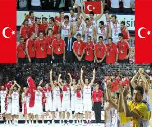 Puzle Turecko, 2. místo v roce 2010 FIBA World, Turecko