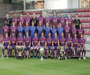 Puzle Tým FC Barcelona 2009-10