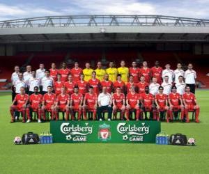 Puzle Tým FC Liverpool 2009-10