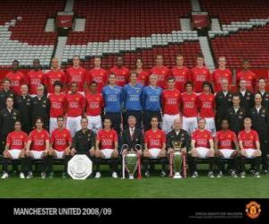 Puzle Tým Manchester United FC 2008-09