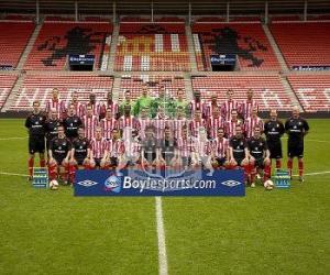 Puzle Tým Sunderland AFC 2008-09