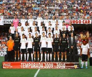 Puzle Tým Valencia CF 2009-10