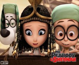 Puzle Tři protagonisté filmu pan Peabody a Sherman