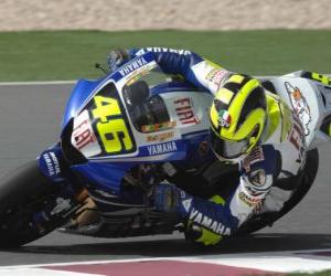 Puzle Valentino Rossi pilotní jeho Moto GP