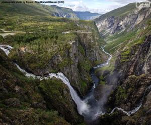 Puzle Varingfossen, Norsko