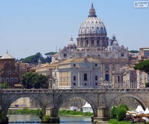 Puzle Vatikán, Řím, Itálie