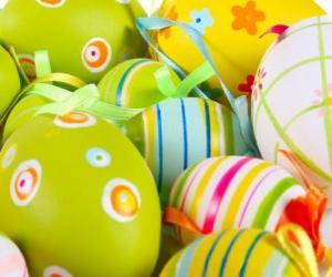 Puzle Velikonoční vajíčka