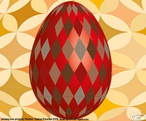 Puzle Velikonoční vajíčko s rhombus