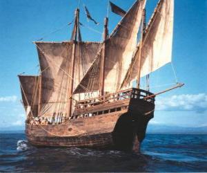 Puzle Velká pirátská loď