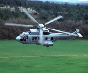 Puzle Velké Cougar vrtulník EC725