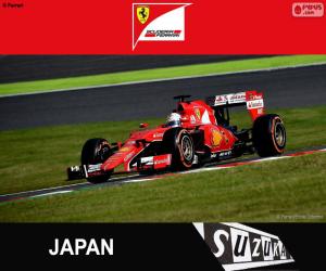 Puzle Vettel G. P. Japonska 2015