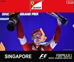 Puzle Vettel G.P Singapur 2015