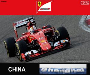 Puzle Vettel G.P Číny 2015