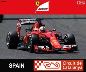 Puzle Vettel G.P Španělsko 2015