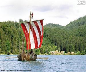 Puzle Vicky Vikingská loď