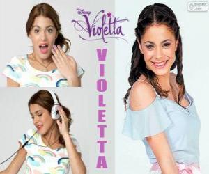 Puzle Violetta dívka jasné a plné života
