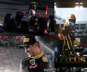 Puzle Vitalij Petrov - Renault - Melbourne, Austrálie Grand Prix (2011) (3. místo)
