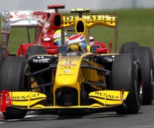 Puzle Vitaly Petrov - Renault - Montreal 2010