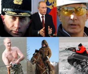 Puzle Vladimir Putin druhý ruský prezident od rozpadu Sovětského svazu