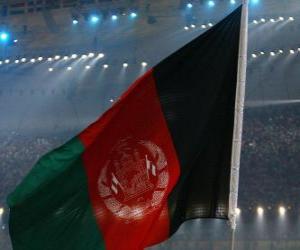 Puzle Vlajka Afghánistánu