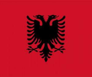 Puzle Vlajka Albánie