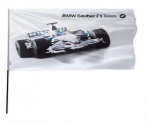 Puzle Vlajka BMW Sauber F1 Team