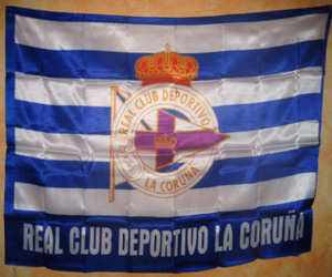 Puzle Vlajka Deportivo de La Coruña