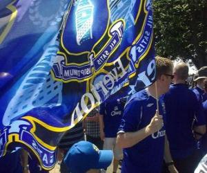 Puzle Vlajka Everton FC