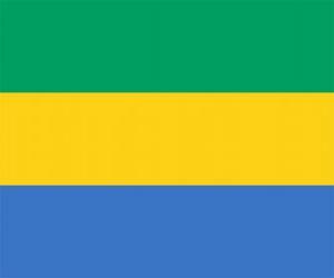 Puzle Vlajka Gabonu