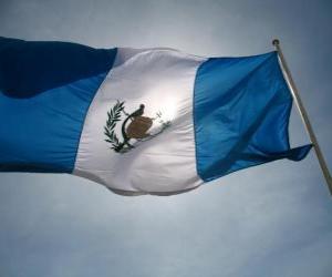 Puzle Vlajka Guatemaly