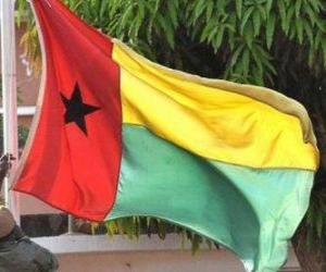 Puzle Vlajka Guineje-Bissau