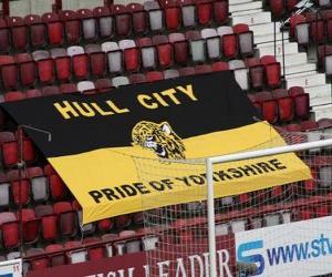 Puzle Vlajka Hull City AFC