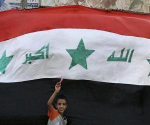 Puzle Vlajka Iráku