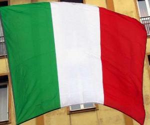 Puzle Vlajka Itálie