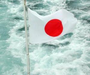 Puzle Vlajka Japonsko