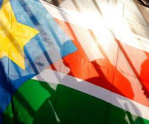 Puzle Vlajka Jižní Súdán