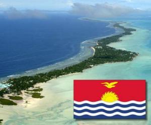 Puzle Vlajka Kiribati