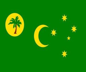 Puzle Vlajka kokosových ostrovů