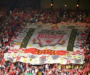 Puzle Vlajka Liverpool FC