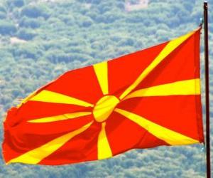 Puzle Vlajka Makedonie